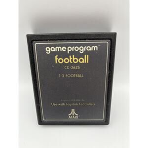 Football (Atari) (Atari 2600) TEXT LABEL GAME CARTRIDGE ONLY ~TESTED~